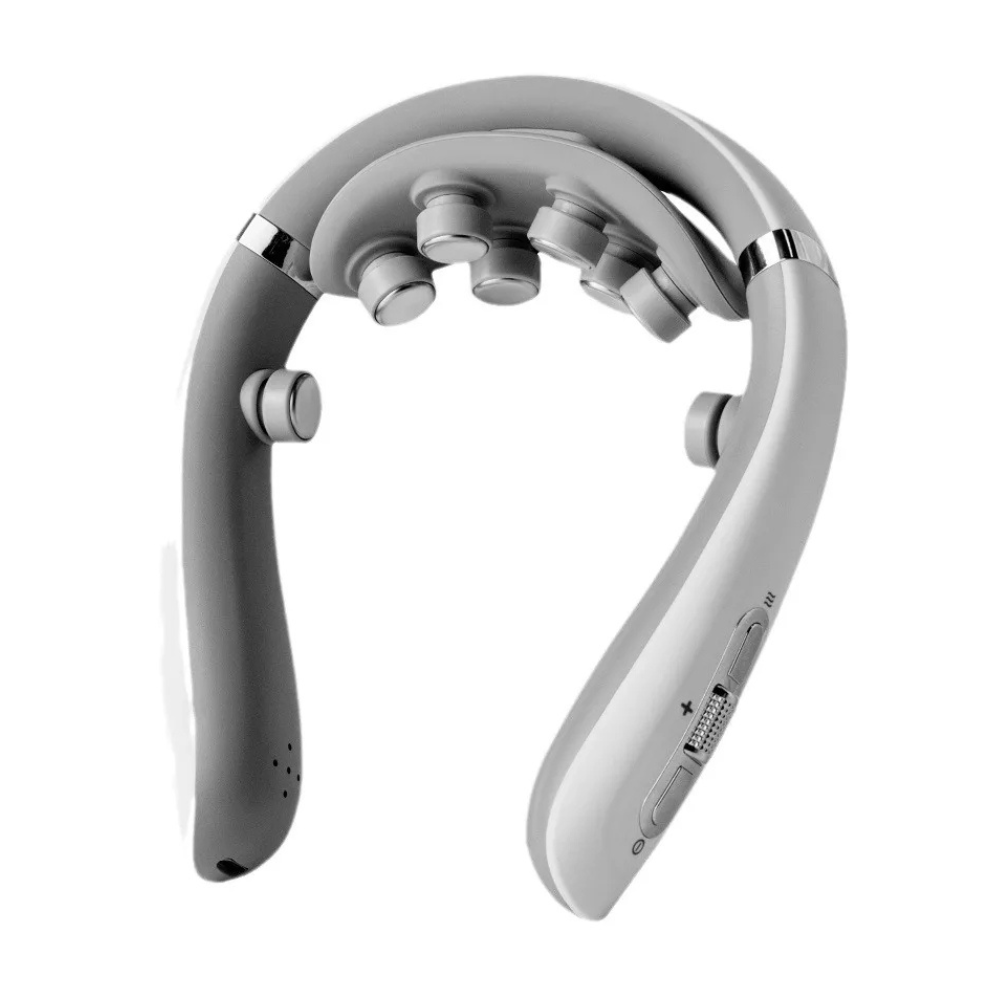 Wireless Shiatsu Neck & Shoulder Massager with Heating and Multi-Mode Relief