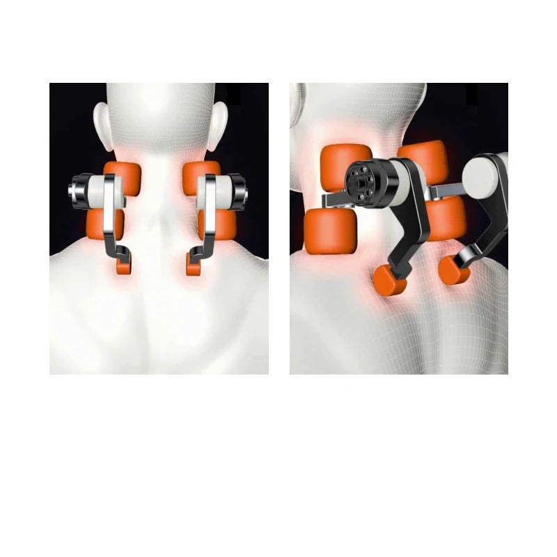 Electric Neck & Shoulder Massager with Heat – Shiatsu Kneading for Pain & Tension Relief