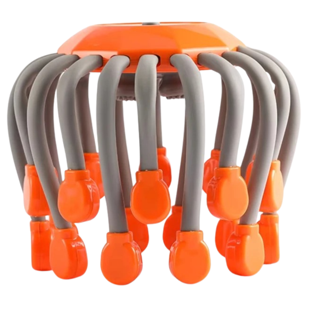 Cordless 20-Claw Electric Head Massager Promotes Circulation & Relieves Fatigue