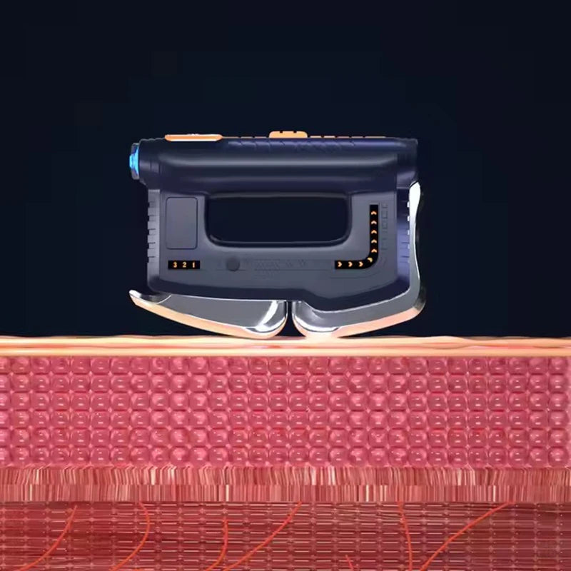 Portable Fascia Gun with Gua Sha Scraping, EMS and Heating Back Massager