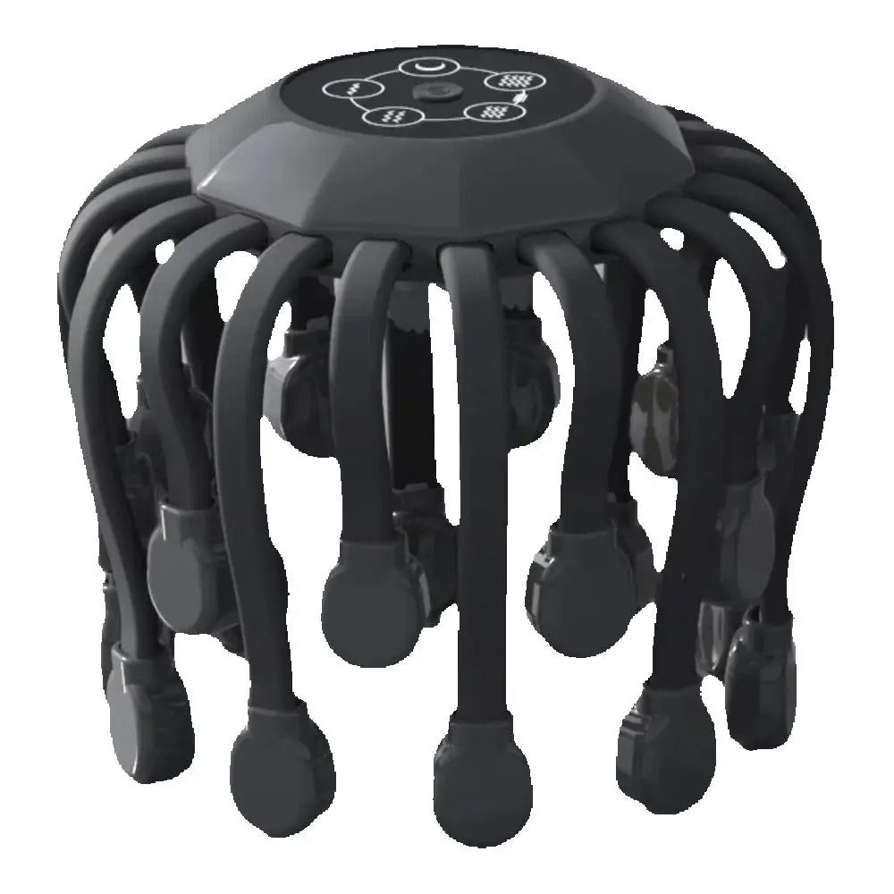 Cordless 20-Claw Electric Head Massager Promotes Circulation & Relieves Fatigue